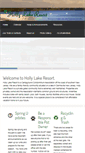 Mobile Screenshot of hollylakeresortnj.com